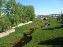 Г. Енисейск. Р. Мельничная.